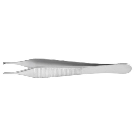 tissue forceps, Adson 108, w/ 1+2 interlocking teeth