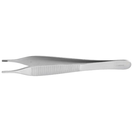 tissue forceps, 7 interlocking teeth, 125mm, Adson-Brown 109