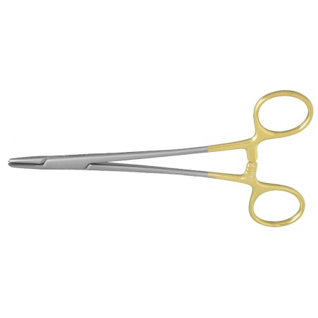 Needle Holder, Mayo-Hegar, carbide inserts, fine serrations, Nr. 201
