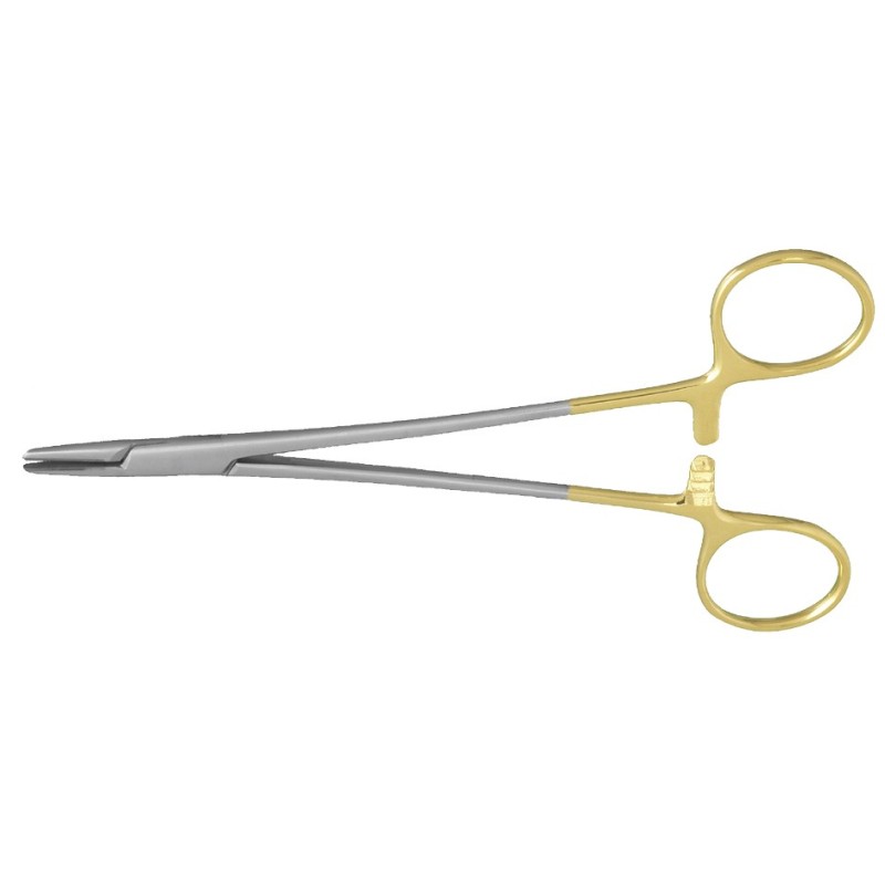 Needle Holder, Crile-Wood, carbide inserts, fine serrations, Nr. 203