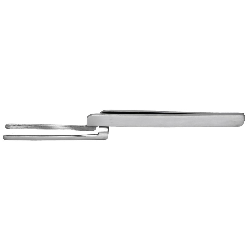 Articulating paper forceps, hardened steel w/cross-serrated tips, APF1