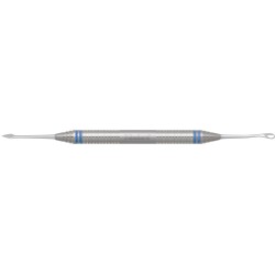 offset teardrop blade combined w/straight spear-shaped blade Buser